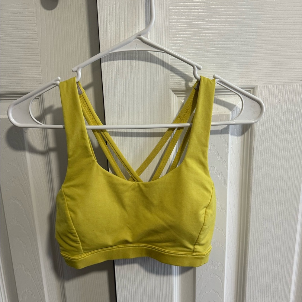 Lululemon Vibrant Yellow Activewear Top